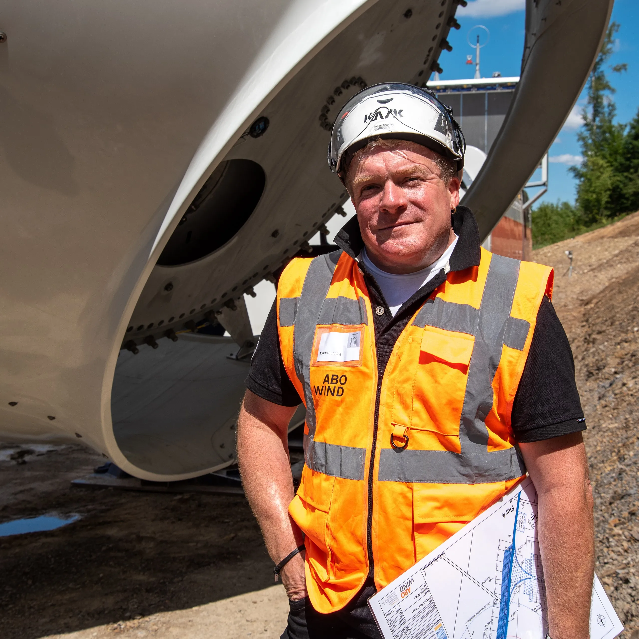 Alex ist Projektentwickler Wind bei ABO Energy