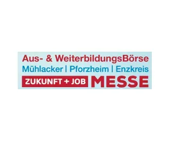 Logo der Berufsorientierungsmesse (BOM) mit vier Pfeilen, die auf verschiedene Richtungen zeigen.
