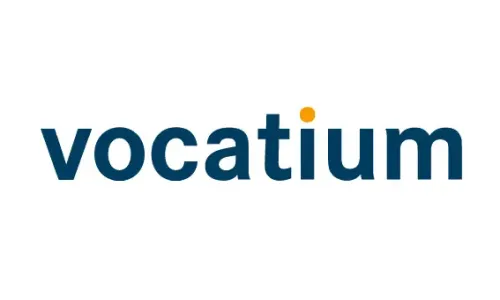 Vocatiummesse-Logo auf weißem Hintergrund, relevant für Karrieremöglichkeiten bei Atruvia AG in der IT-Branche.