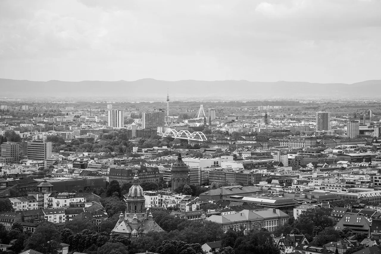 Blick auf Ludwigshafen