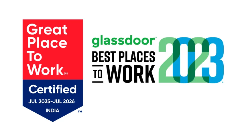 Award badges showcasing Computacenter's recognition: TIME World's Best Companies 2024 & 2025, Great Place to Work 2025-2026, Glassdoor Best Places to Work 2023.