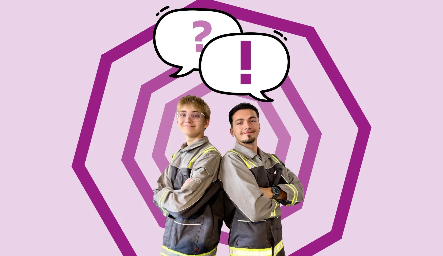 Mitarbeiter:innen im Gespräch bei Evonik