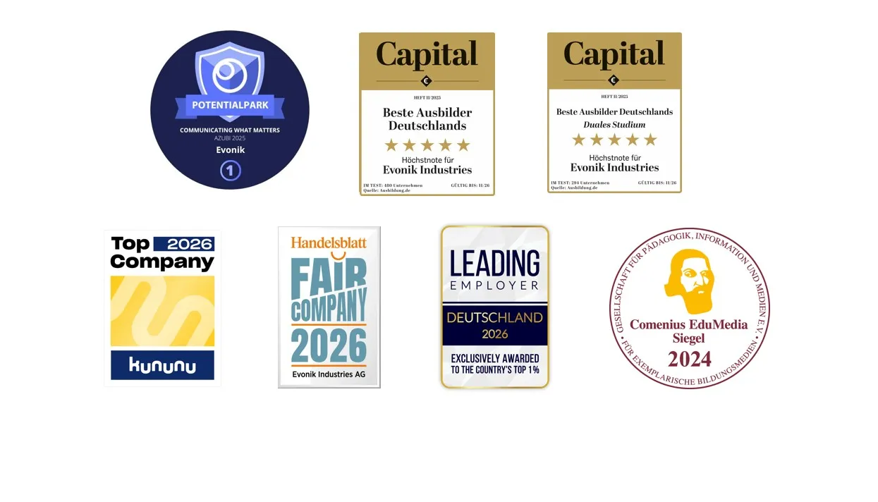 Verschiedene Auszeichnungen