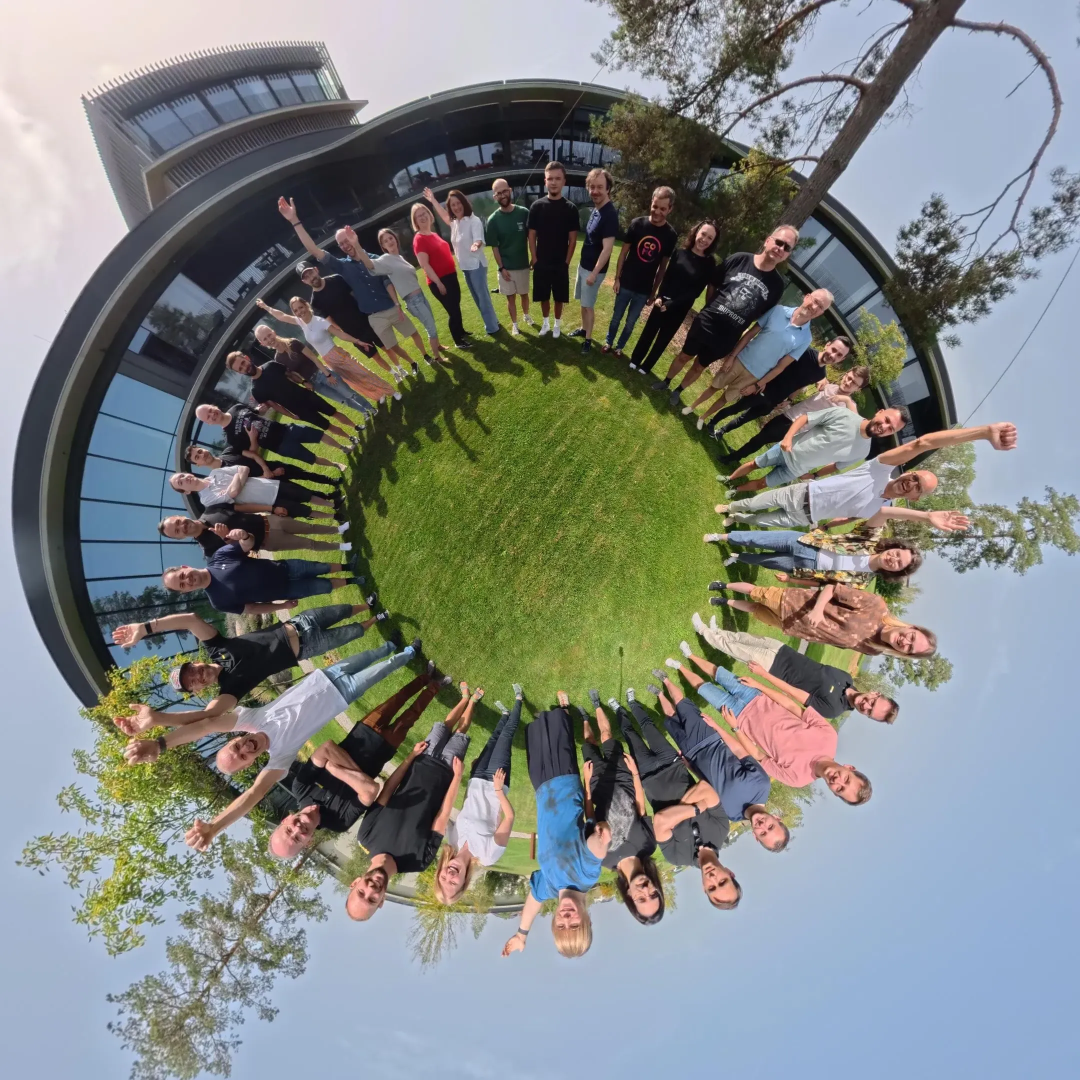 Bild mit Teammitgliedern
