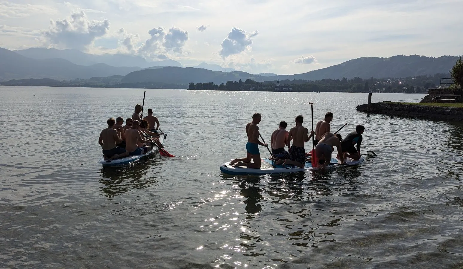 Team Foto im Sommer