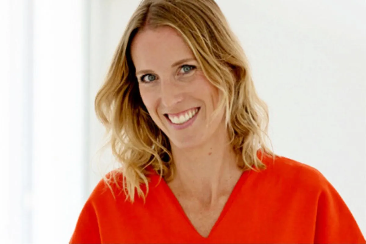 woman smiling