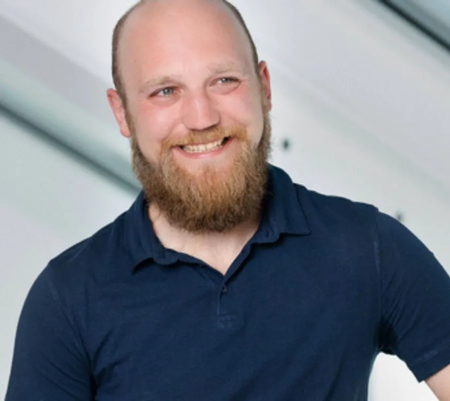 man smiling