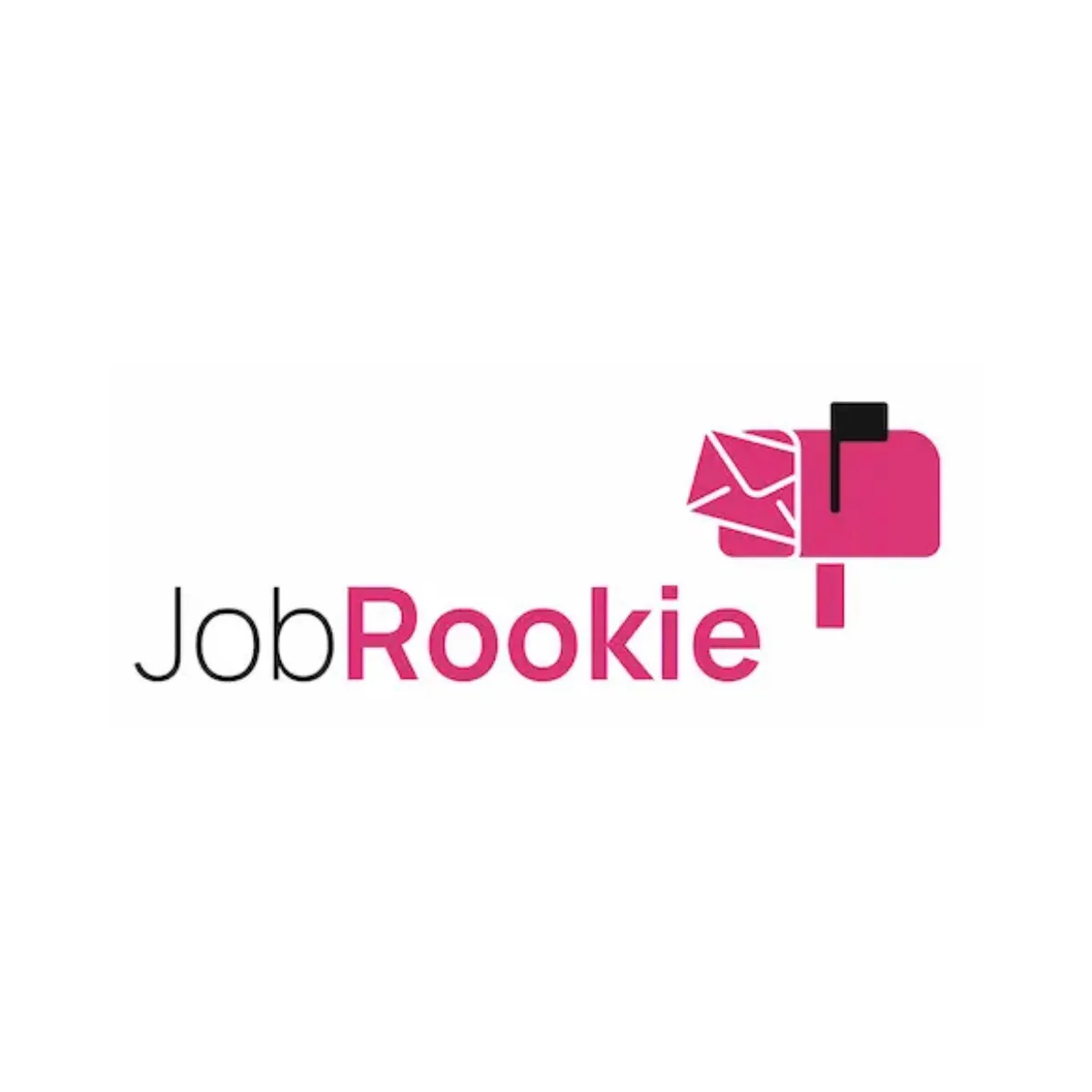 Logo von JobRookie mit pinkem Briefkasten und Brief, ideal für Deinen Karrierestart in Medien und Entertainment.