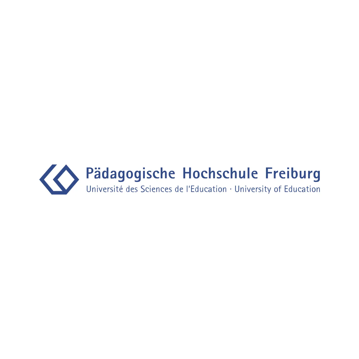 Logo der Pädagogischen Hochschule Freiburg auf weißem Hintergrund, geeignet für Deine Karriere im Medien- und Entertainmentbereich.