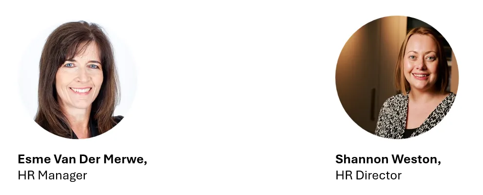 Names and Pictures of the responsible HR contacts