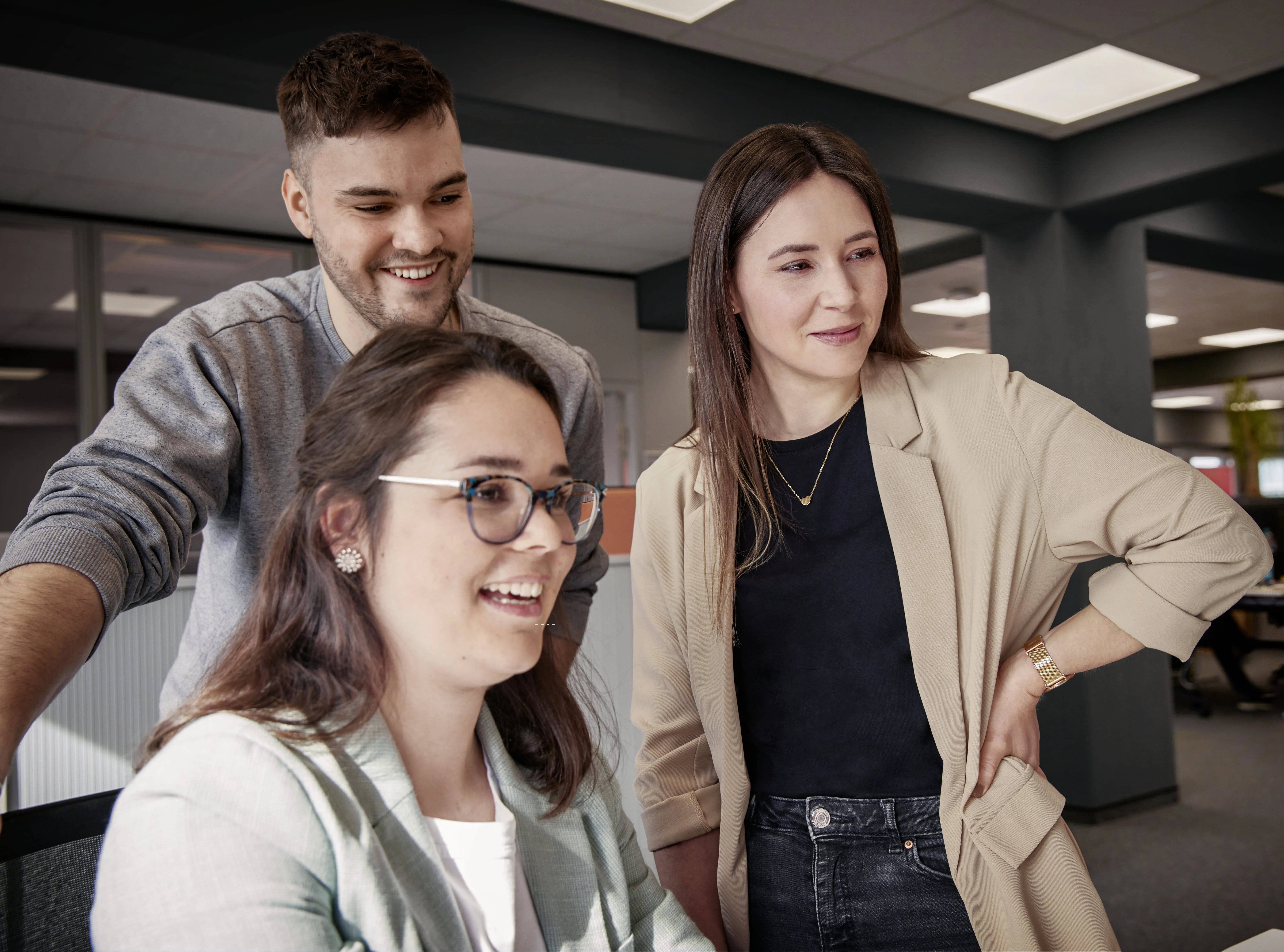 Auszubildende im Büro