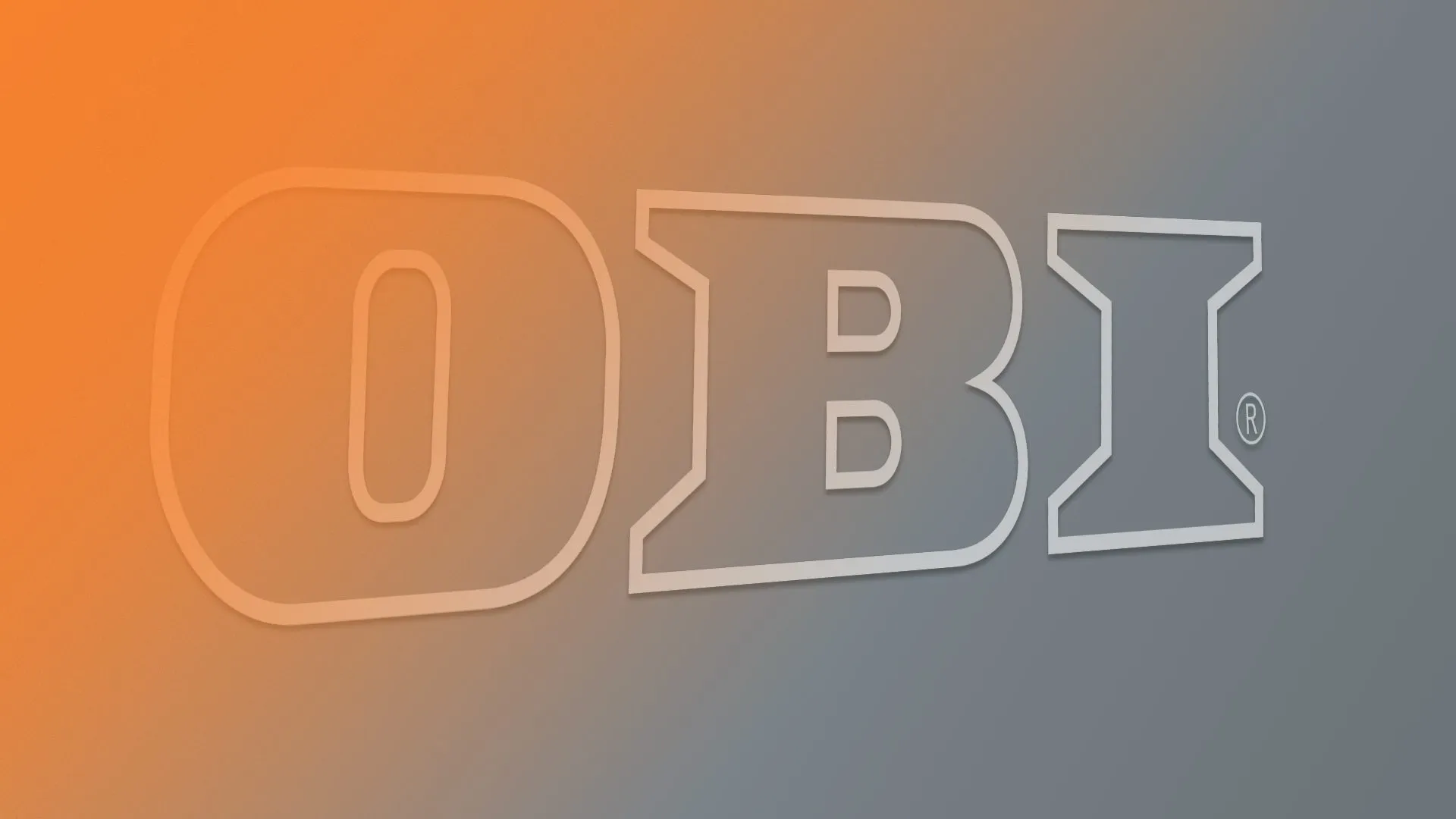 Das OBI Logo auf orange-grauem Hintergrund, ideal für Deinen Einstieg in den Einzelhandel bei OBI AT GmbH.