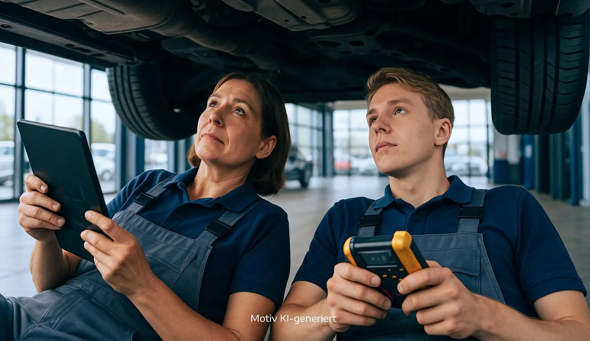 Moderne Architektur mit weißen Wänden und geometrischen Formen, passend für die innovative Automobilindustrie von Stellantis.