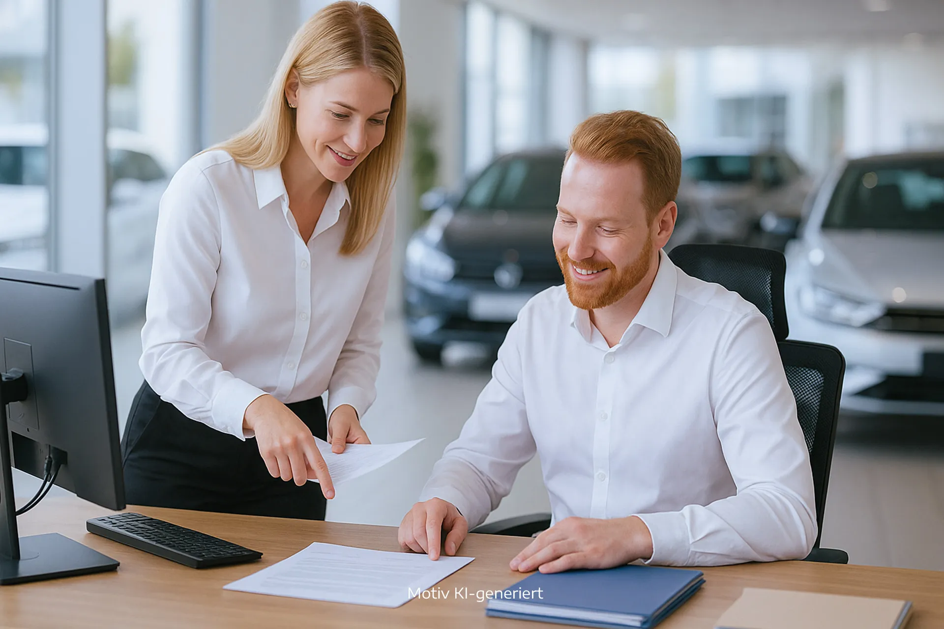 Moderne Architektur mit weißen Wänden und geometrischen Formen, passend für die innovative Automobilindustrie von Stellantis.