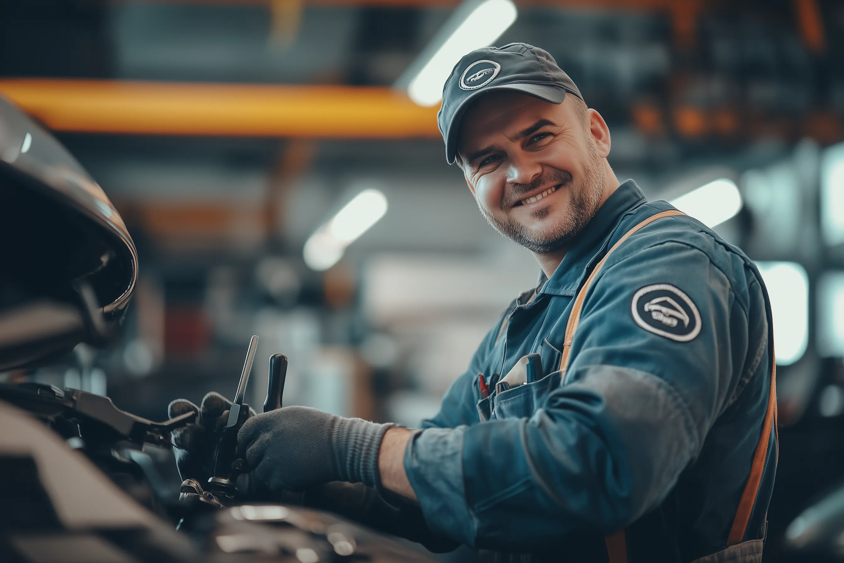 Moderne Architektur mit weißen Wänden und geometrischen Formen, passend für die innovative Automobilindustrie von Stellantis.