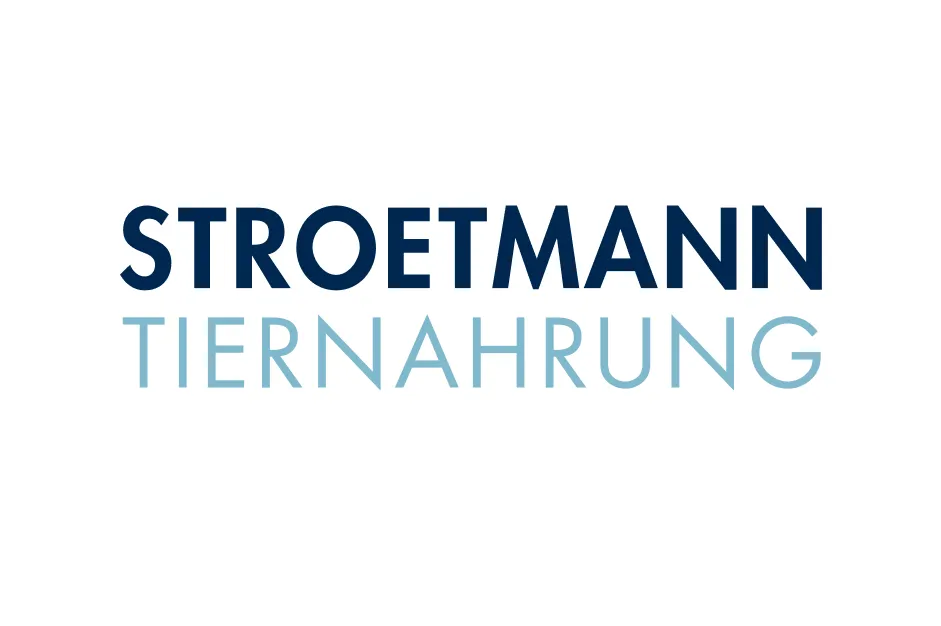 Logo von Stroetmann Tiernahrung auf weißem Hintergrund; Du kannst hier in der Tiernahrungsbranche arbeiten.