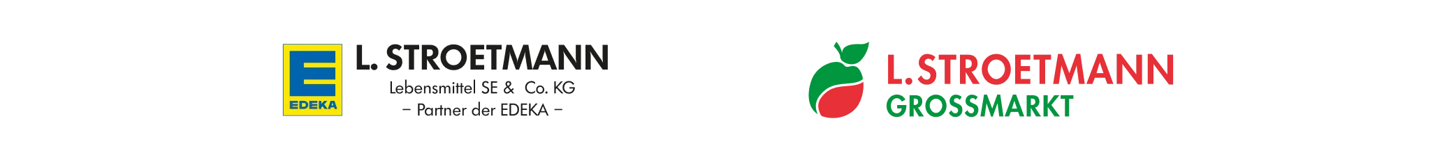 Sechs verschiedene L. Stroetmann Logos aus der Lebensmittelbranche, die Dir die vielfältigen Karrierewege zeigen.