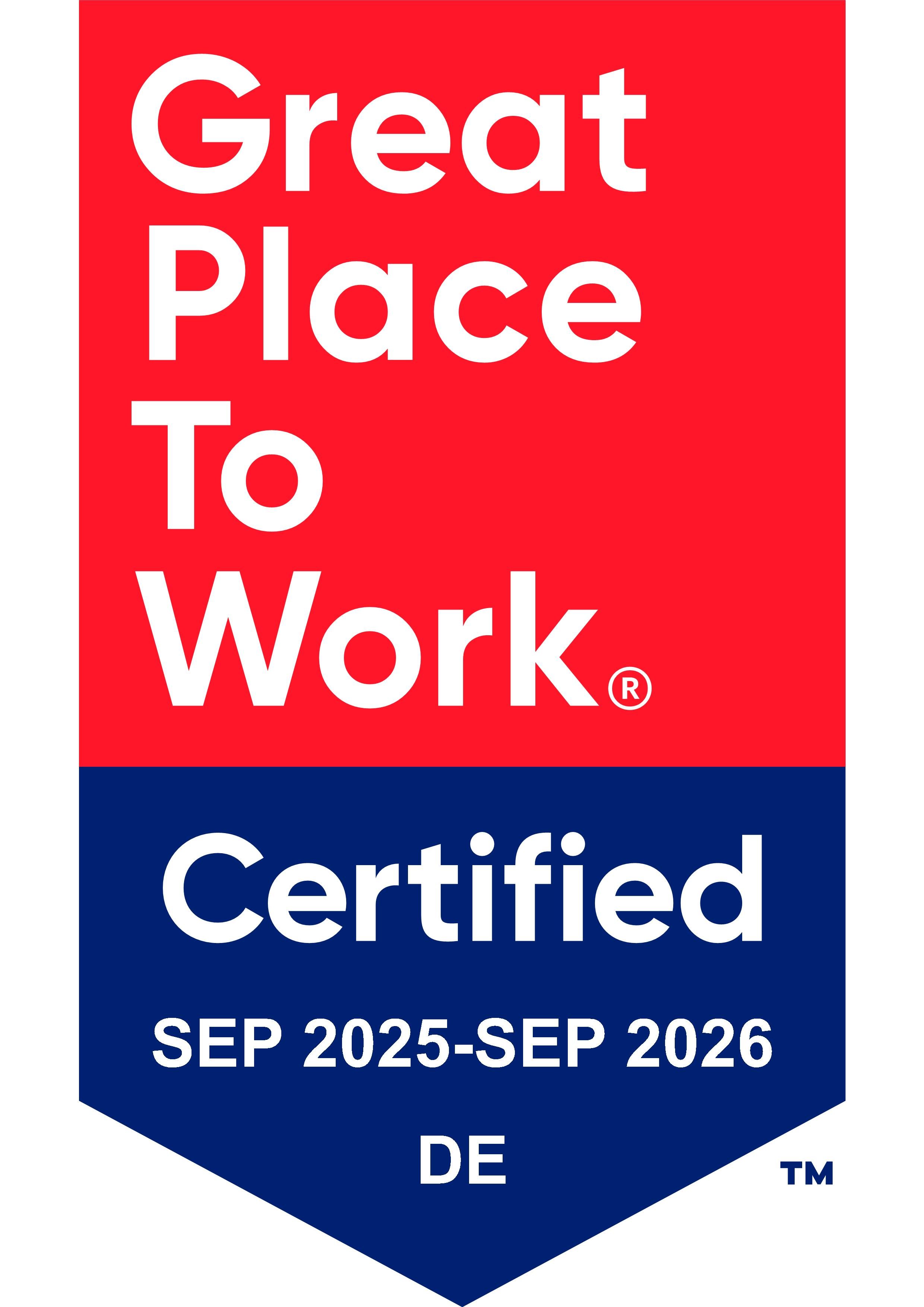 Great Place to Work Zertifizierung