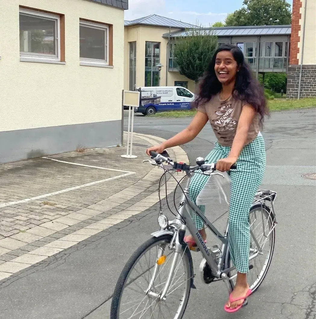 Fahrradspende für indische Kolleg/-innen