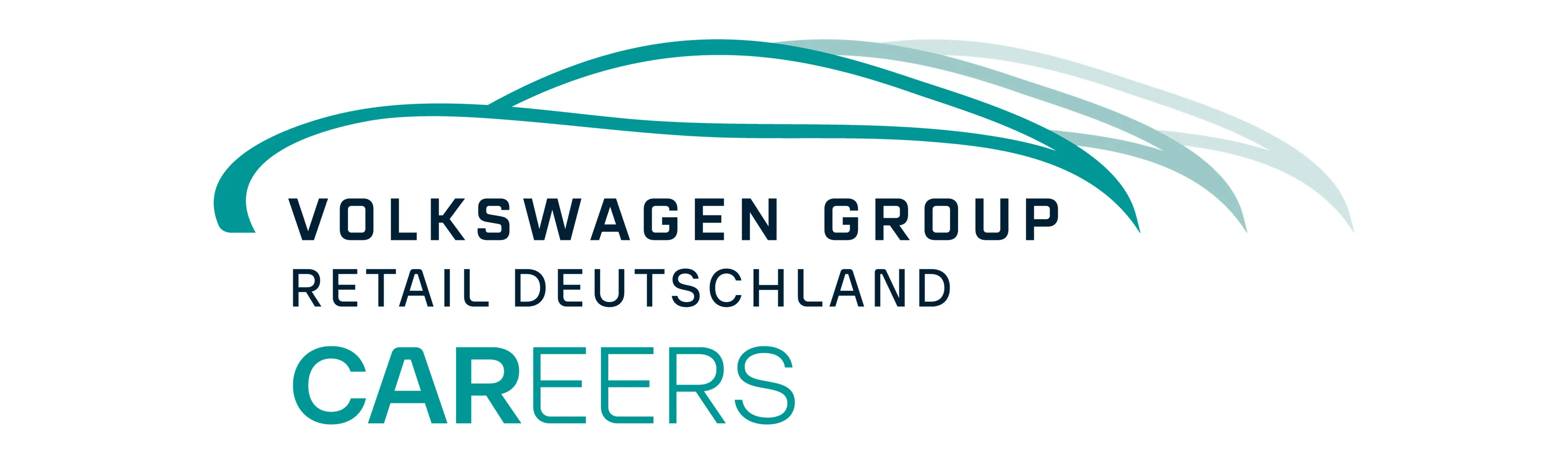 Logo von Volkswagen Group Retail Deutschland mit dem Slogan "Got the drive?" für Karrierewebseite.
