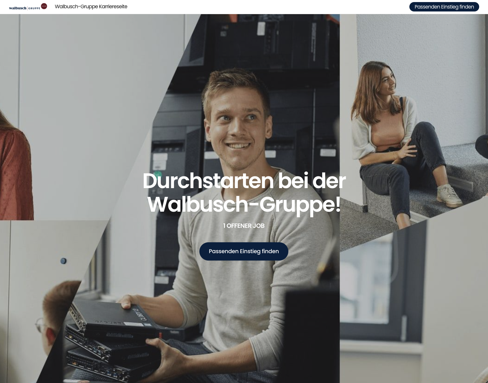 Deine Einstiegsmöglichkeiten bei der Walbusch Gruppe